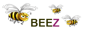 Logo Beez, drei kleine Bienchen